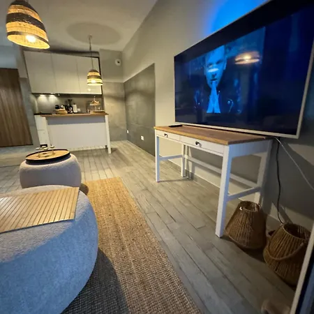 Lux Nowe Ogrody 1 24h Meldowanie Lotnisko Targi Apartament