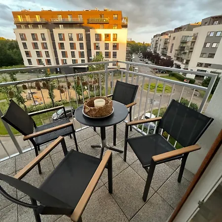 Apartament Lux Nowe Ogrody 1 24h Meldowanie Lotnisko Targi *